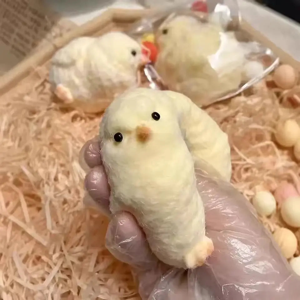Sikunuo | Soothing Plush Chick – Stress Relief & Relaxation with Soft Cuddle Squishy