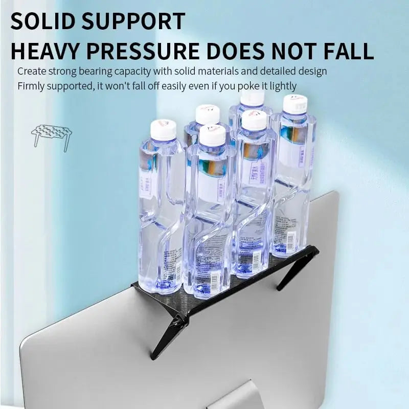 Sikunuo | Monitor shelf with phone stand – Organization without drilling and tools