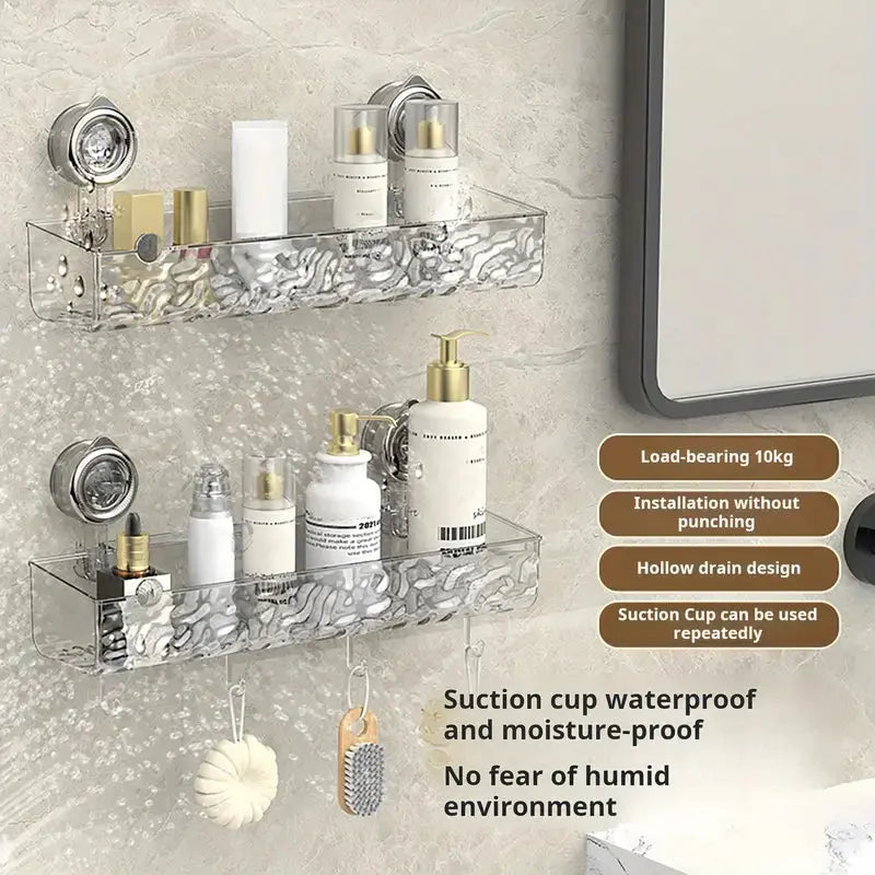 Sikunuo | Suction Cup Shower Shelf – Strong & Secure Hold