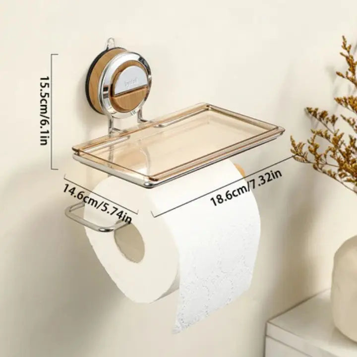 Sikunuo | Drill-free toilet paper holder made of stainless steel