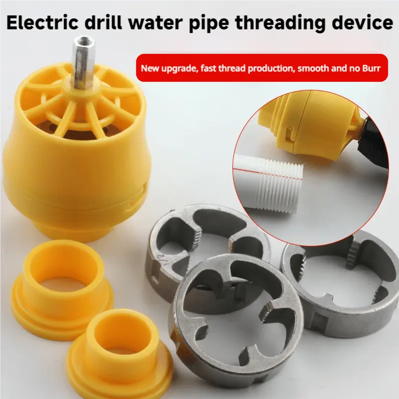 Sikunuo | Drill attachment for thread cutting – Suitable for PVC & water pipes