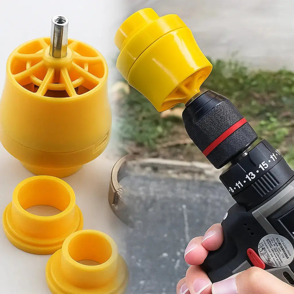 Sikunuo | Drill attachment for thread cutting – Suitable for PVC & water pipes