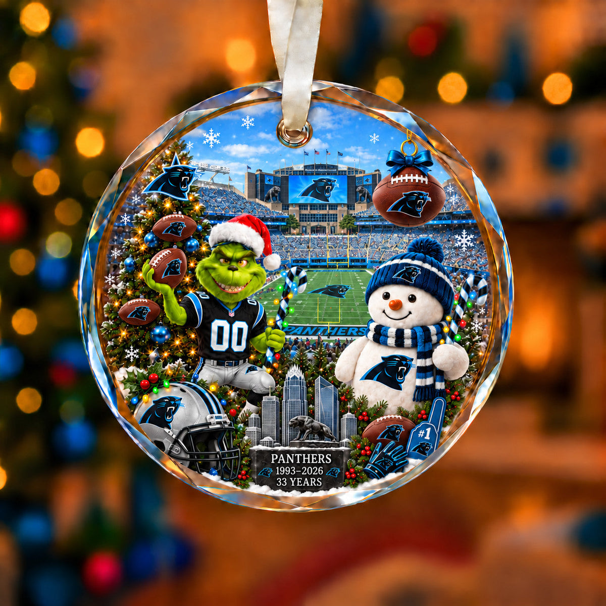 Football Teams Christmas Ornament – Acrylic Keepsake
