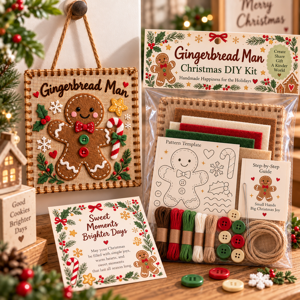 Christmas Fabric Weaving Kit
