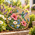 Beginner-Friendly Hummingbird & Wildflower Mosaic DIY Kit