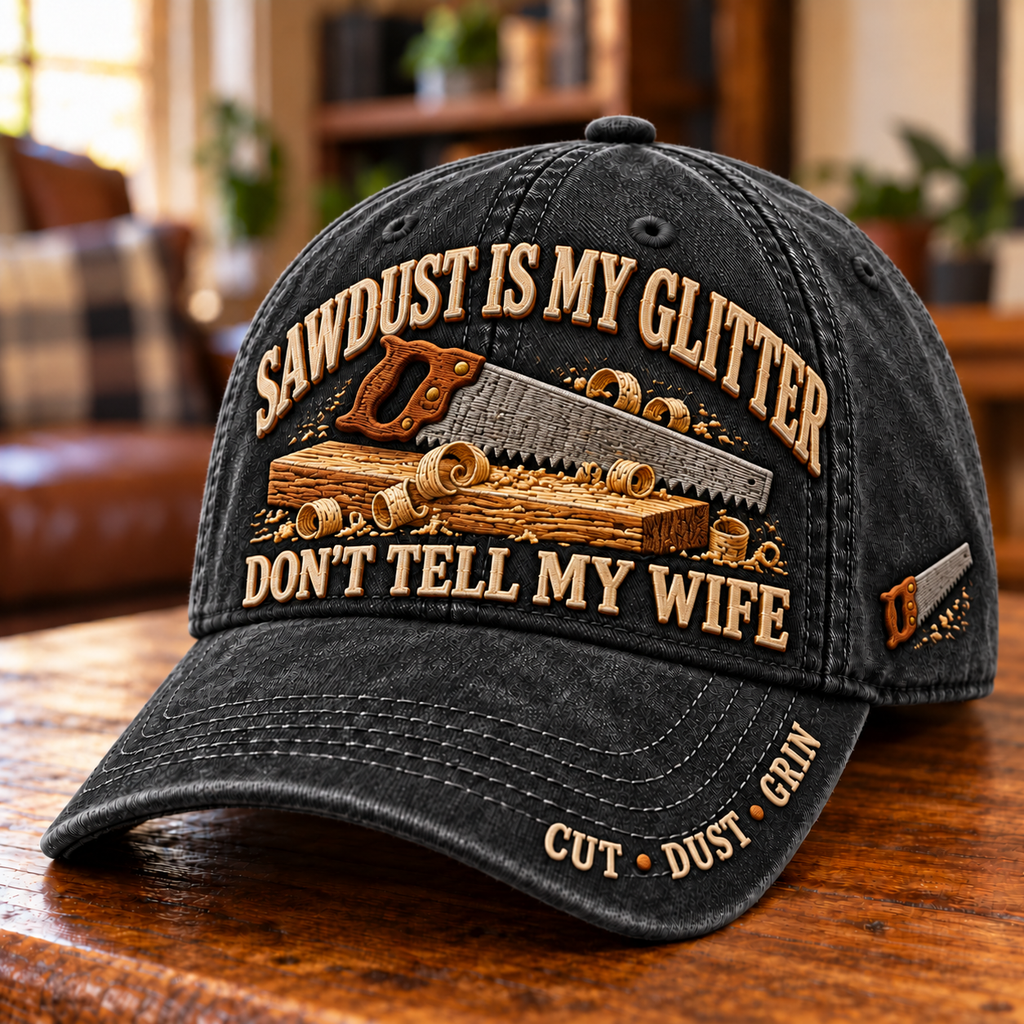 Sawdust Is My Glitter Woodworker Humor Baseball Cap