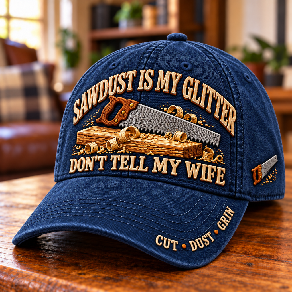 Sawdust Is My Glitter Woodworker Humor Baseball Cap