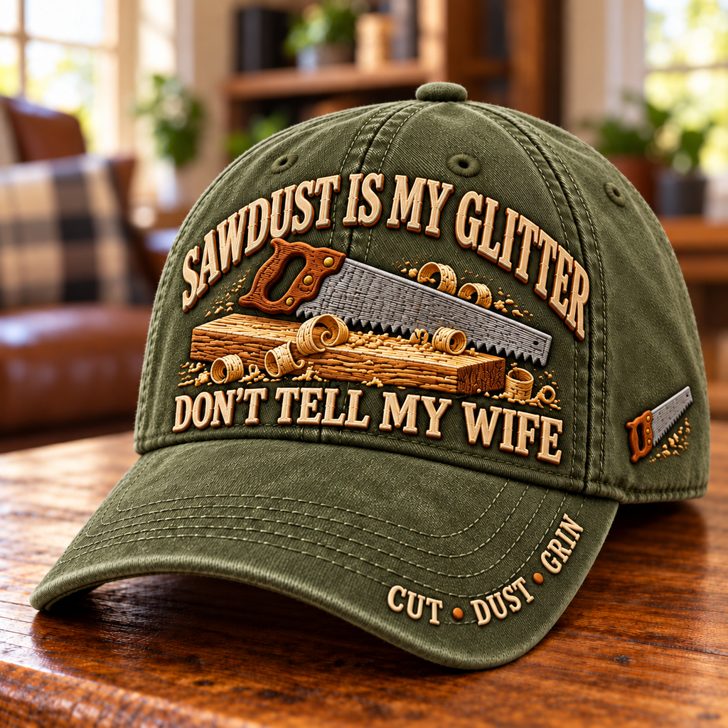 Sawdust Is My Glitter Woodworker Humor Baseball Cap