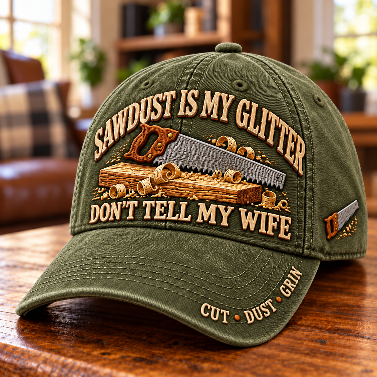 Sawdust Is My Glitter Woodworker Humor Baseball Cap