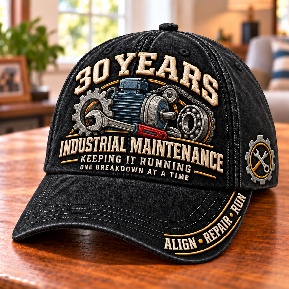 30 Years One Breakdown At A Time Industrial Maintenance Baseball Cap