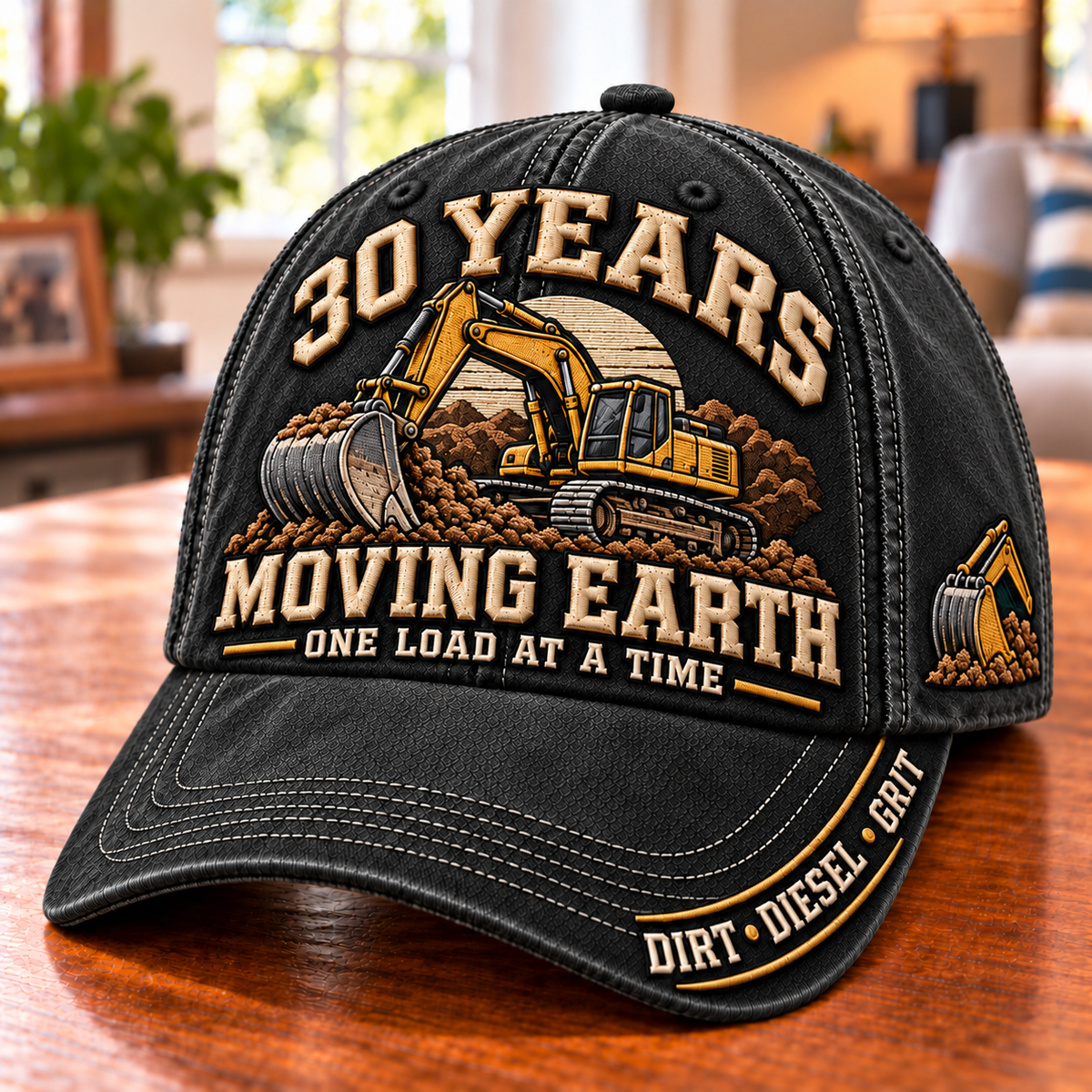 30 Years Moving Earth – Heavy Equipment Operator Hat