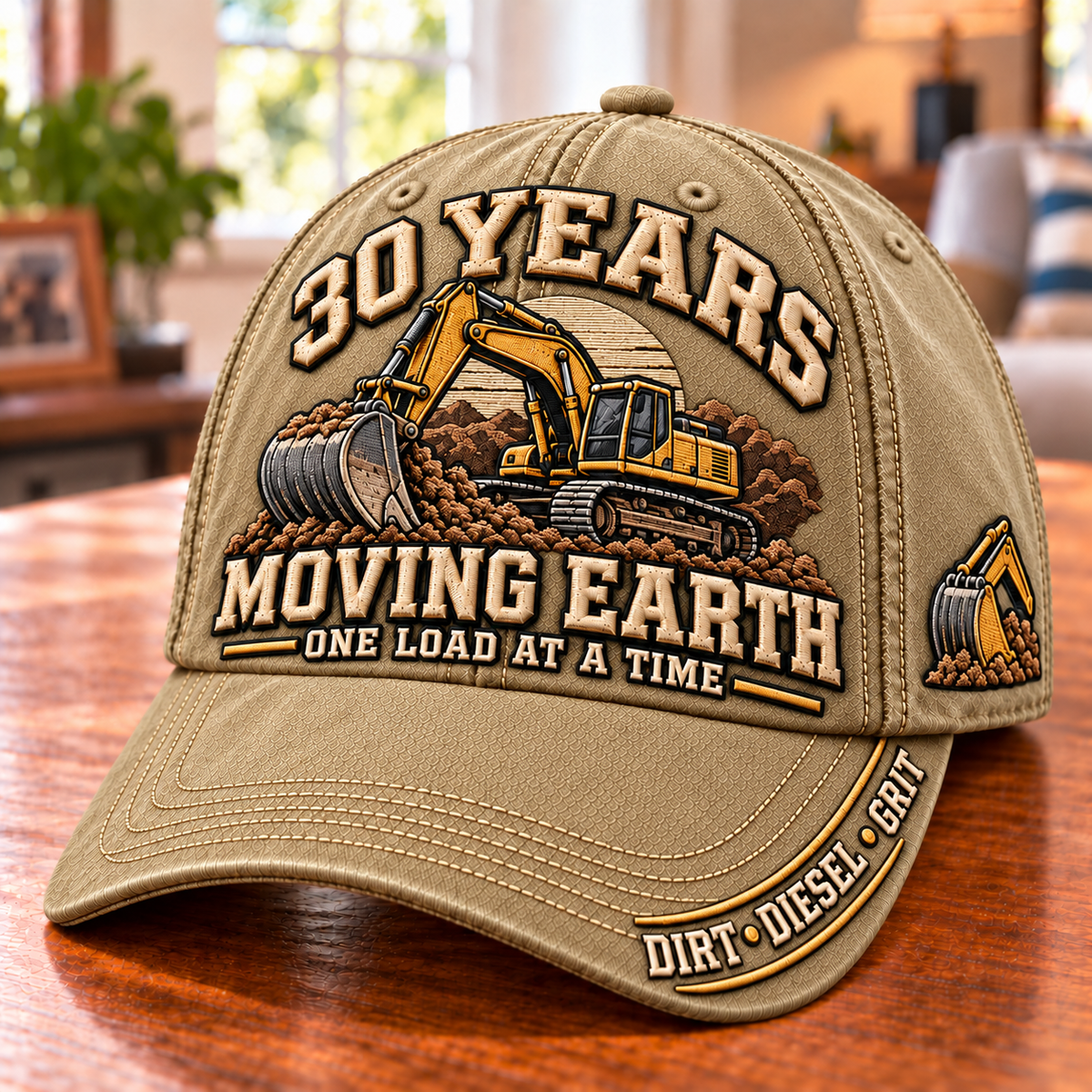 30 Years Moving Earth – Heavy Equipment Operator Hat