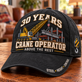 30 Years Above The Rest Crane Operator Milestone Baseball Cap