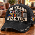 30 Years Keeping It Comfortable HVAC Tech Milestone Baseball Cap