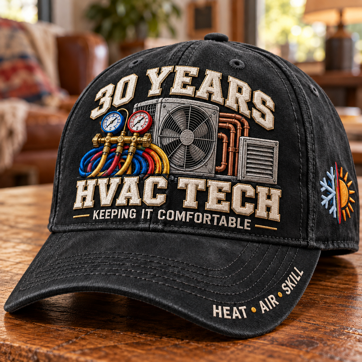 30 Years Keeping It Comfortable HVAC Tech Milestone Baseball Cap