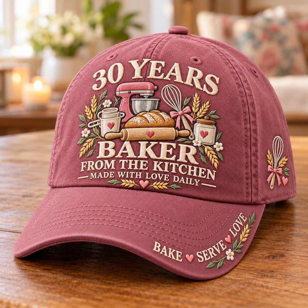 30 Years Made With Love Baker Milestone Baseball Cap