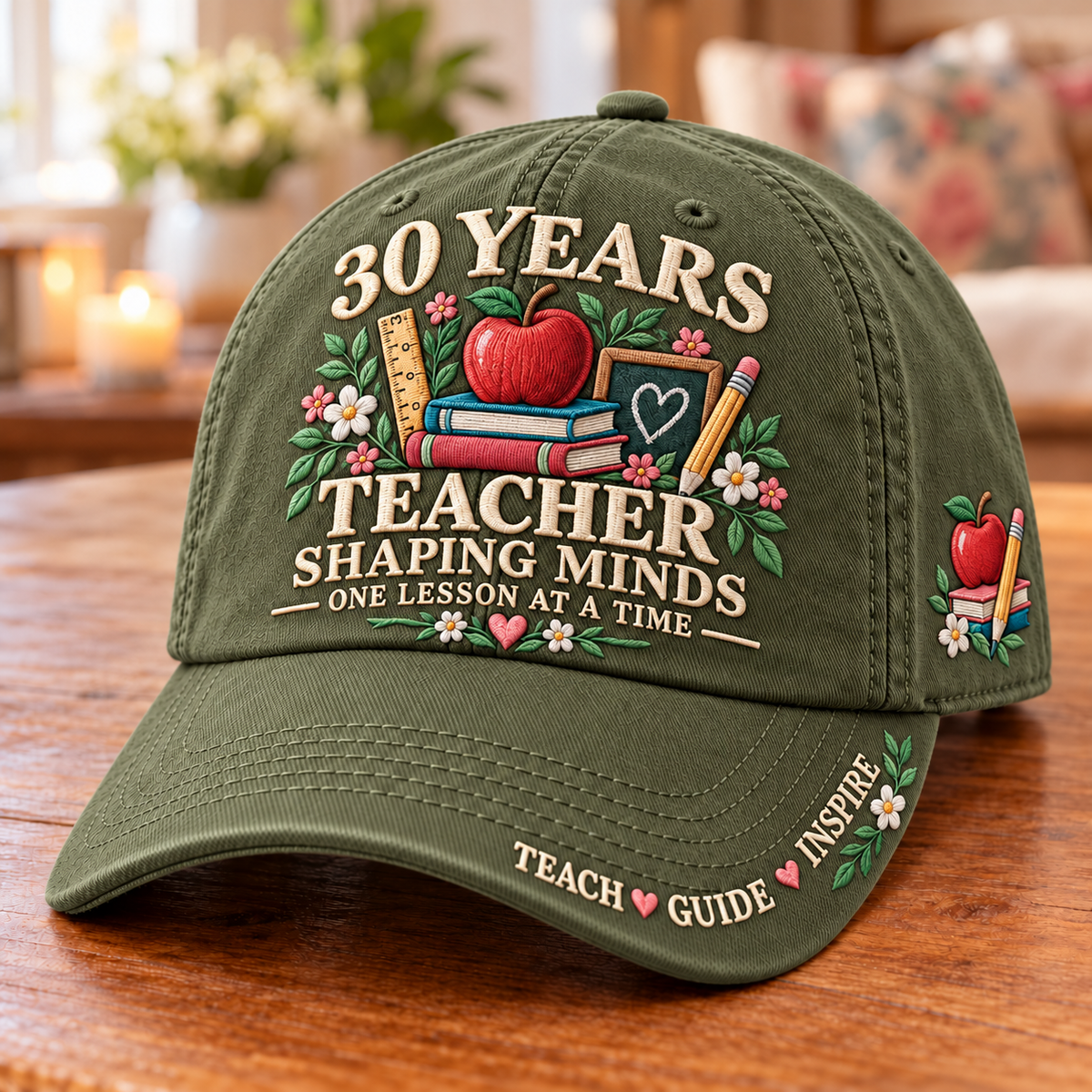 30 Years Shaping Minds Teacher Milestone Baseball Cap