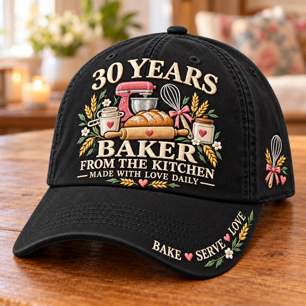 30 Years Made With Love Baker Milestone Baseball Cap