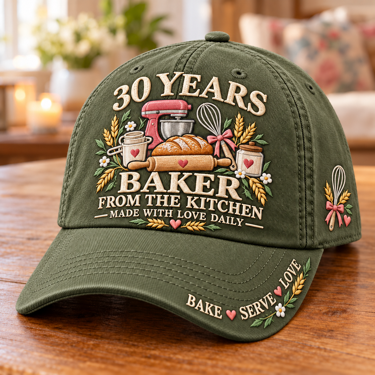 30 Years Made With Love Baker Milestone Baseball Cap