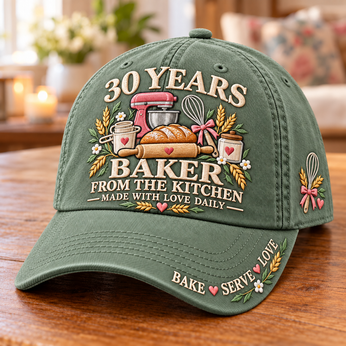 30 Years Made With Love Baker Milestone Baseball Cap