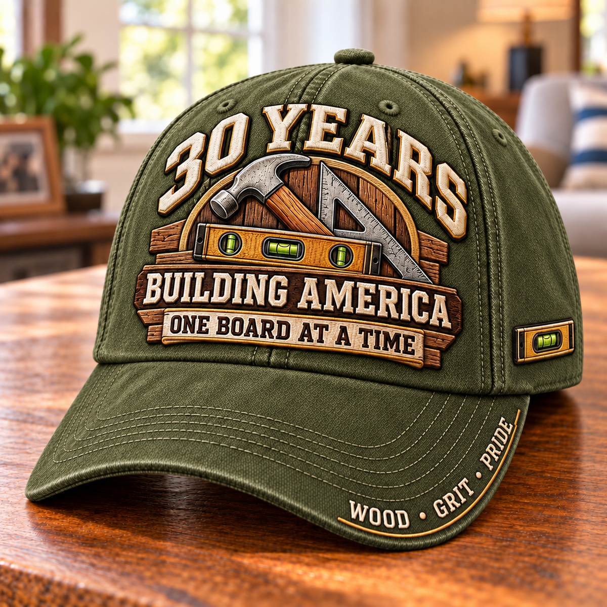 30 Years Building America Carpenter Milestone Baseball Cap