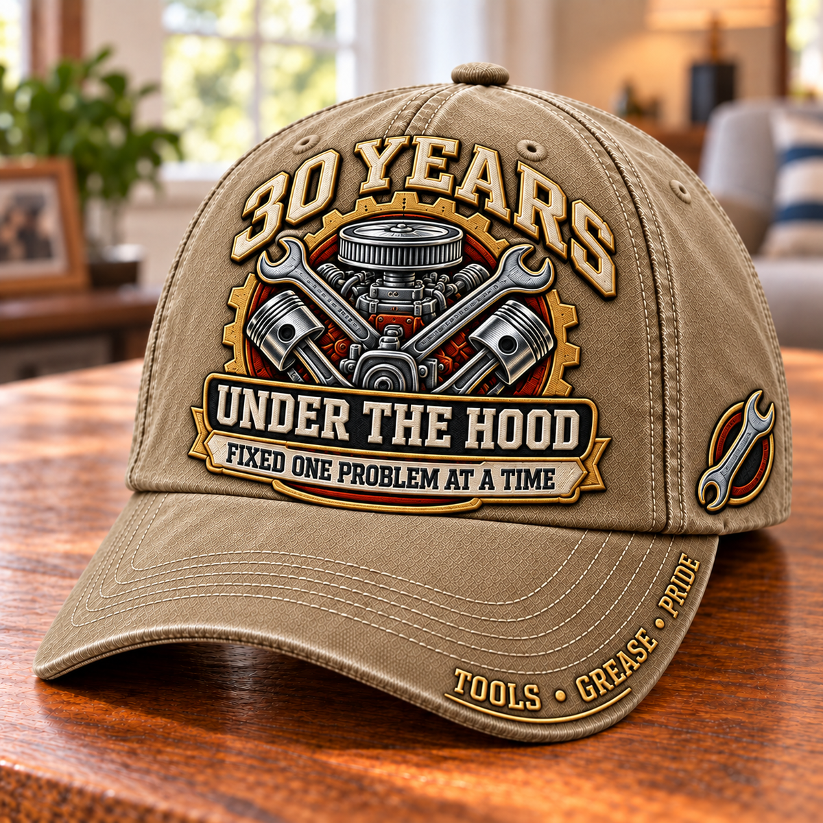 30 Years Under The Hood Mechanic Milestone Baseball Cap