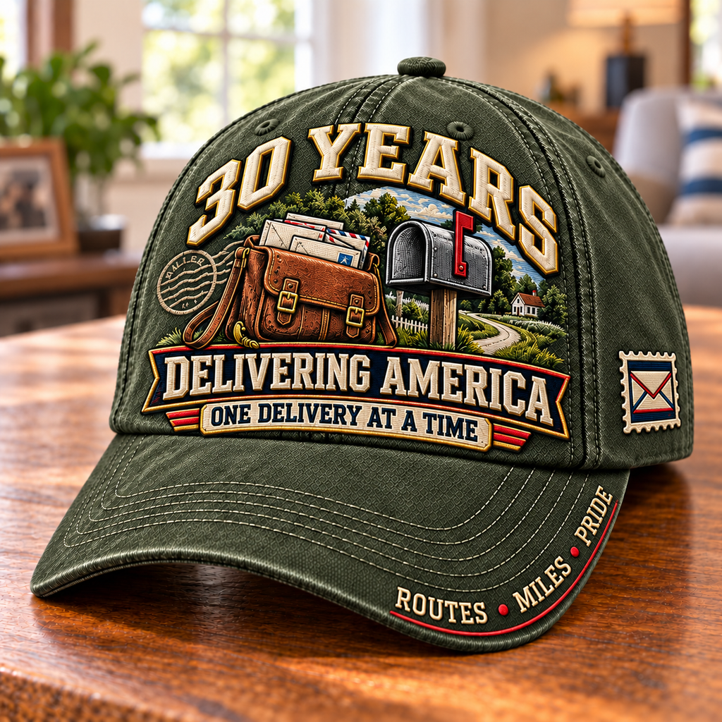 30 Years Delivering America Postal Worker Milestone Baseball Cap