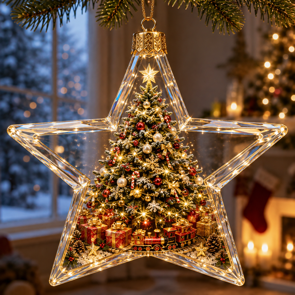 Glowing Christmas Story Ornament