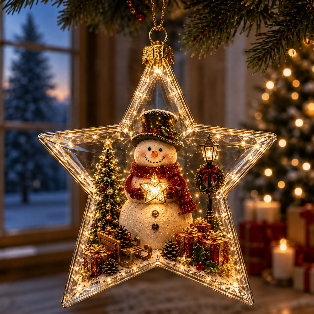 Glowing Christmas Story Ornament