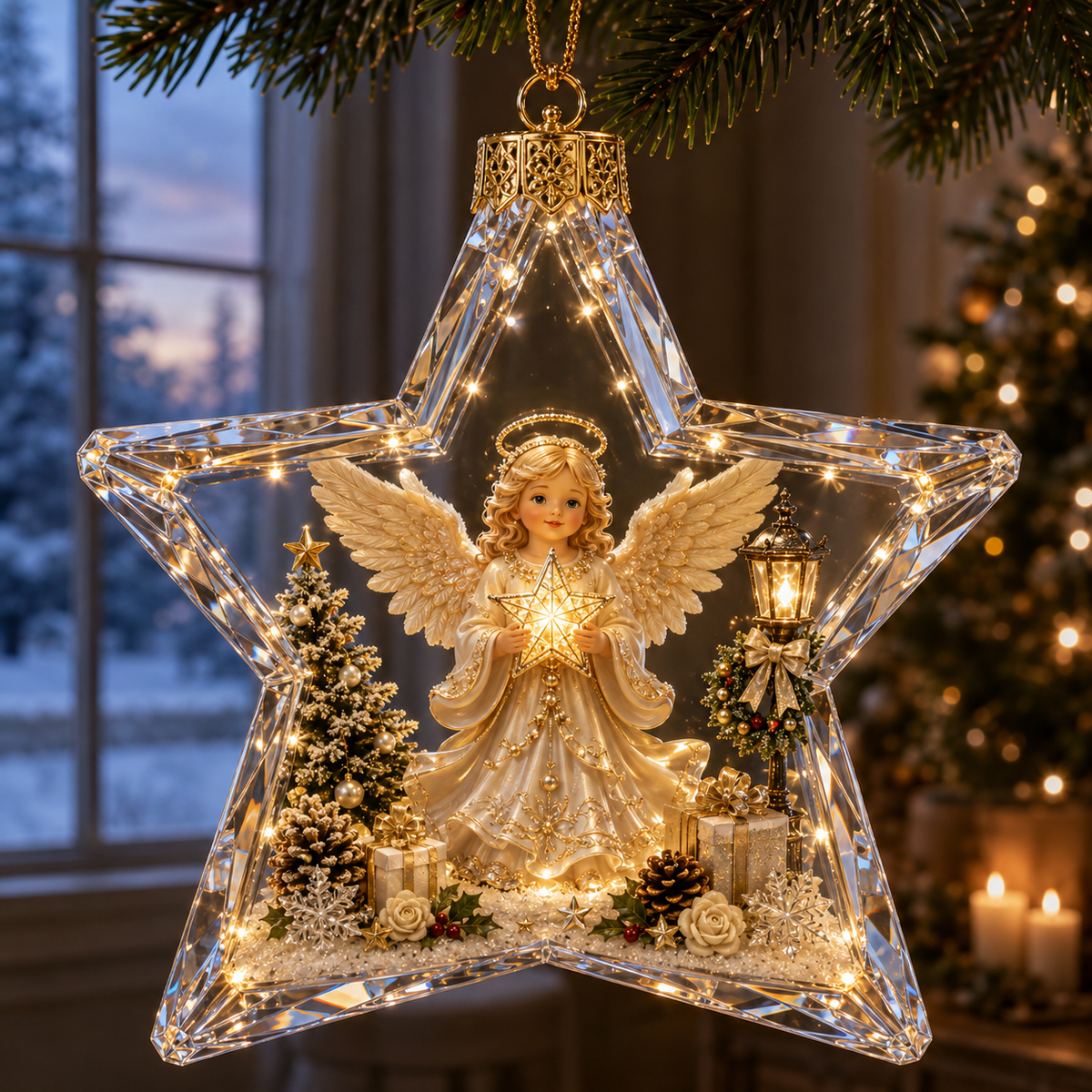 Glowing Christmas Story Ornament