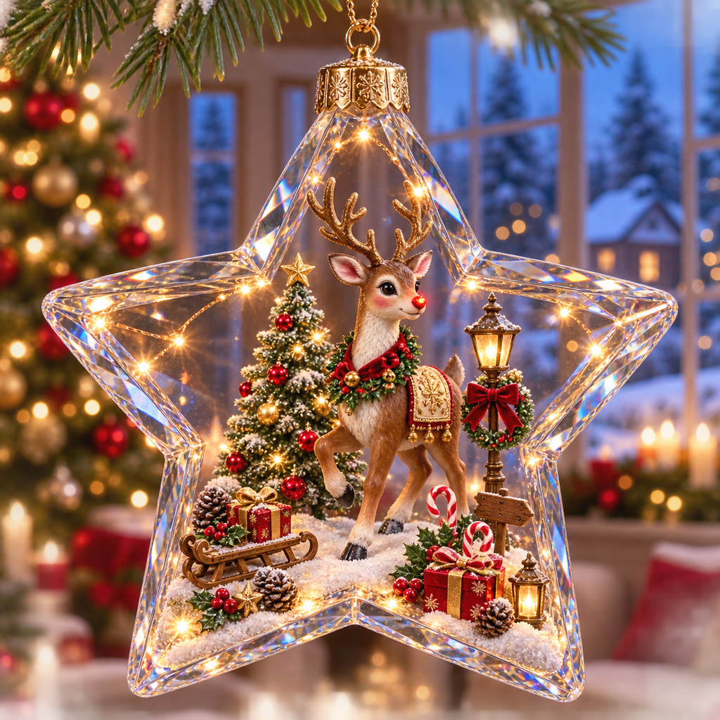 Glowing Christmas Story Ornament