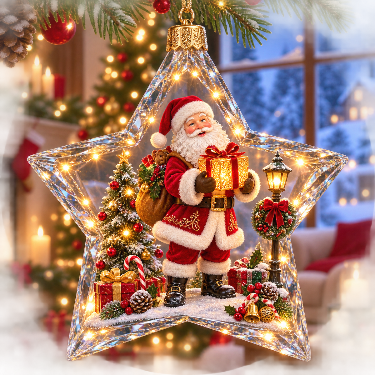 Glowing Christmas Story Ornament