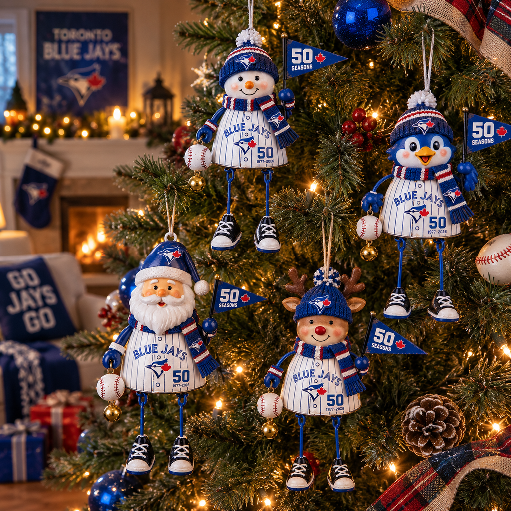 The Jays “50 Seasons” 1977–2026 Holiday Keepsake Ornament Set