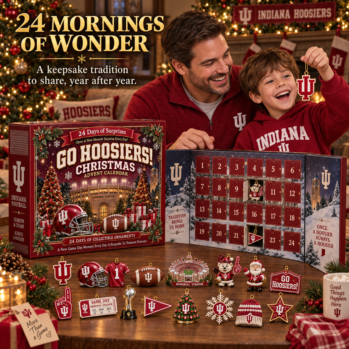 Go Hoosiers! Football Christmas Advent Calendar