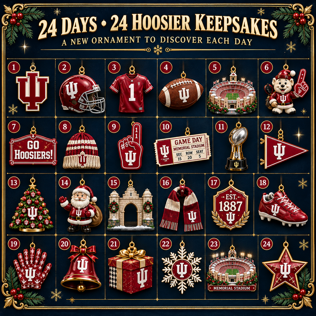 Go Hoosiers! Football Christmas Advent Calendar