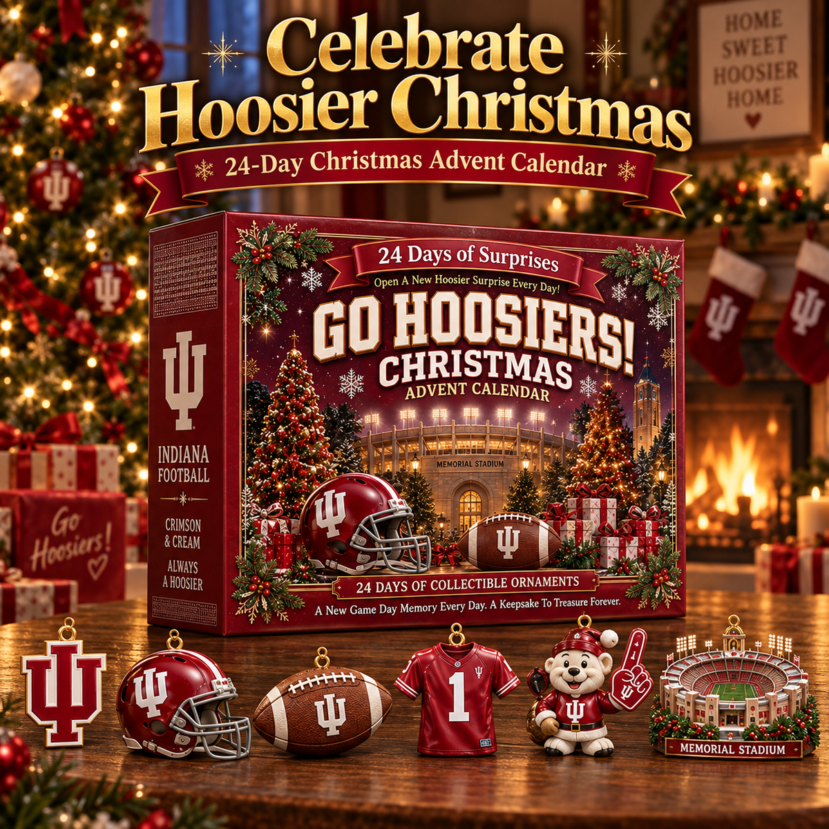 Go Hoosiers! Football Christmas Advent Calendar