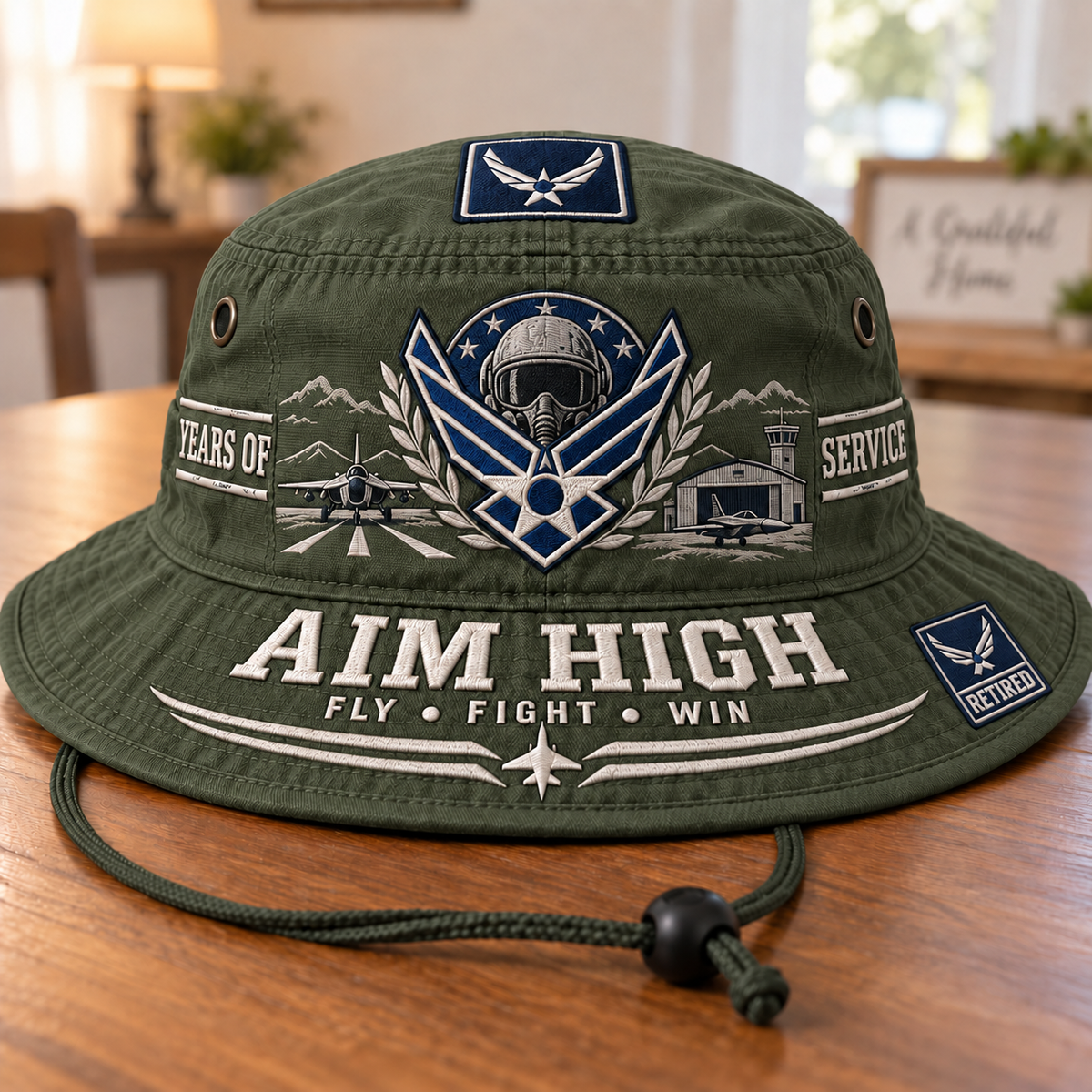 Aim High Retired Air Force Boonie Hat