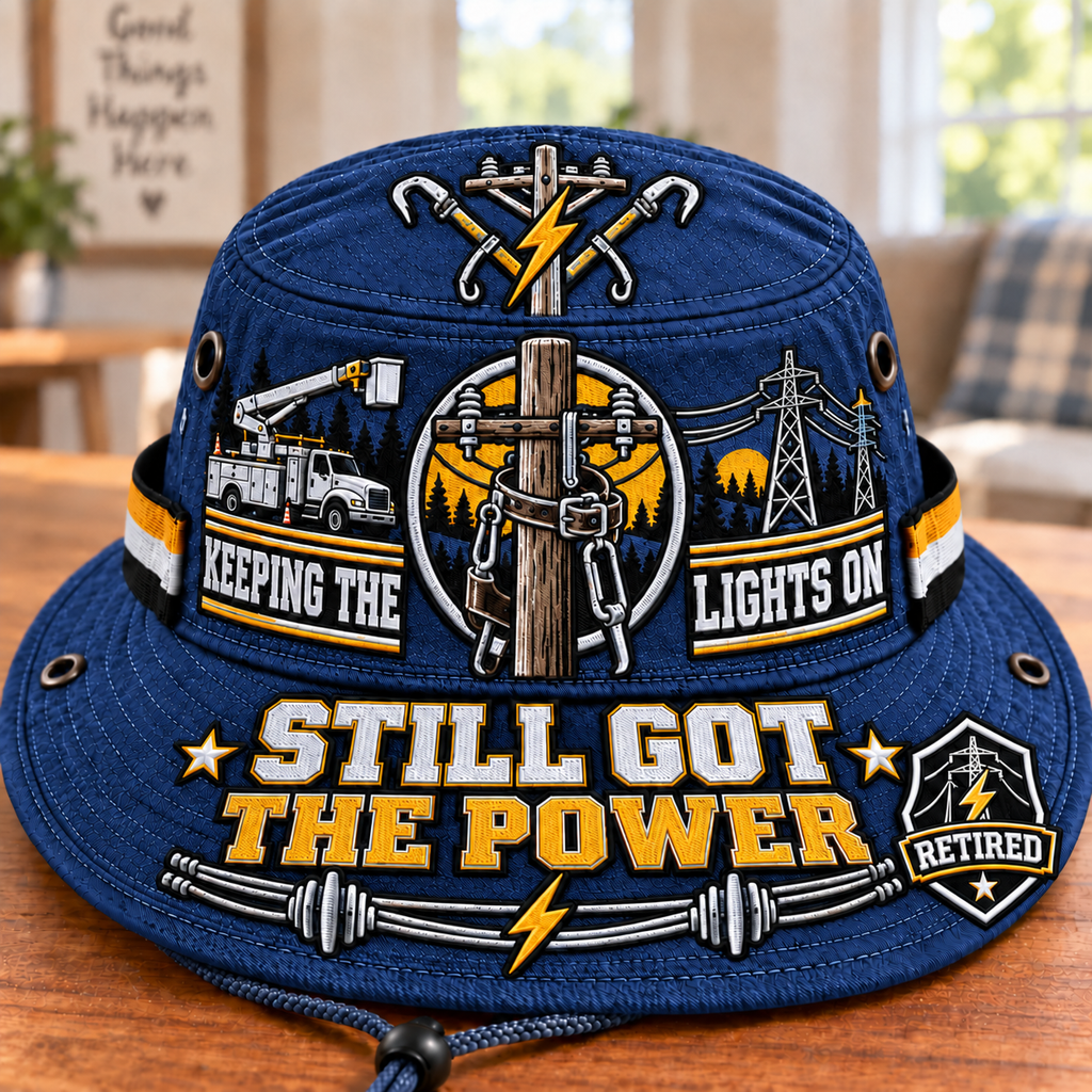 Still Got The Power Retired Lineman Boonie Hat
