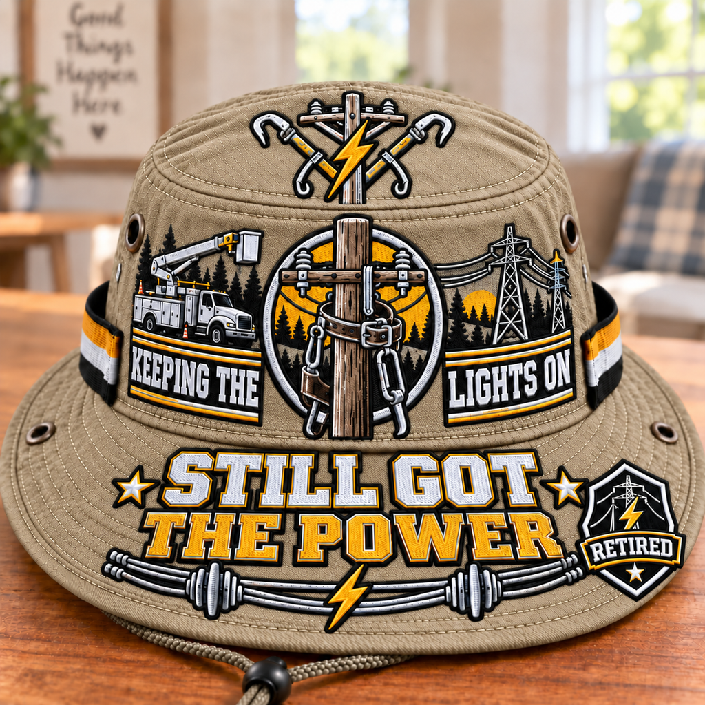 Still Got The Power Retired Lineman Boonie Hat