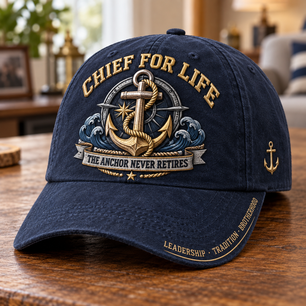 Chief For Life Navy Chief Baseball Cap