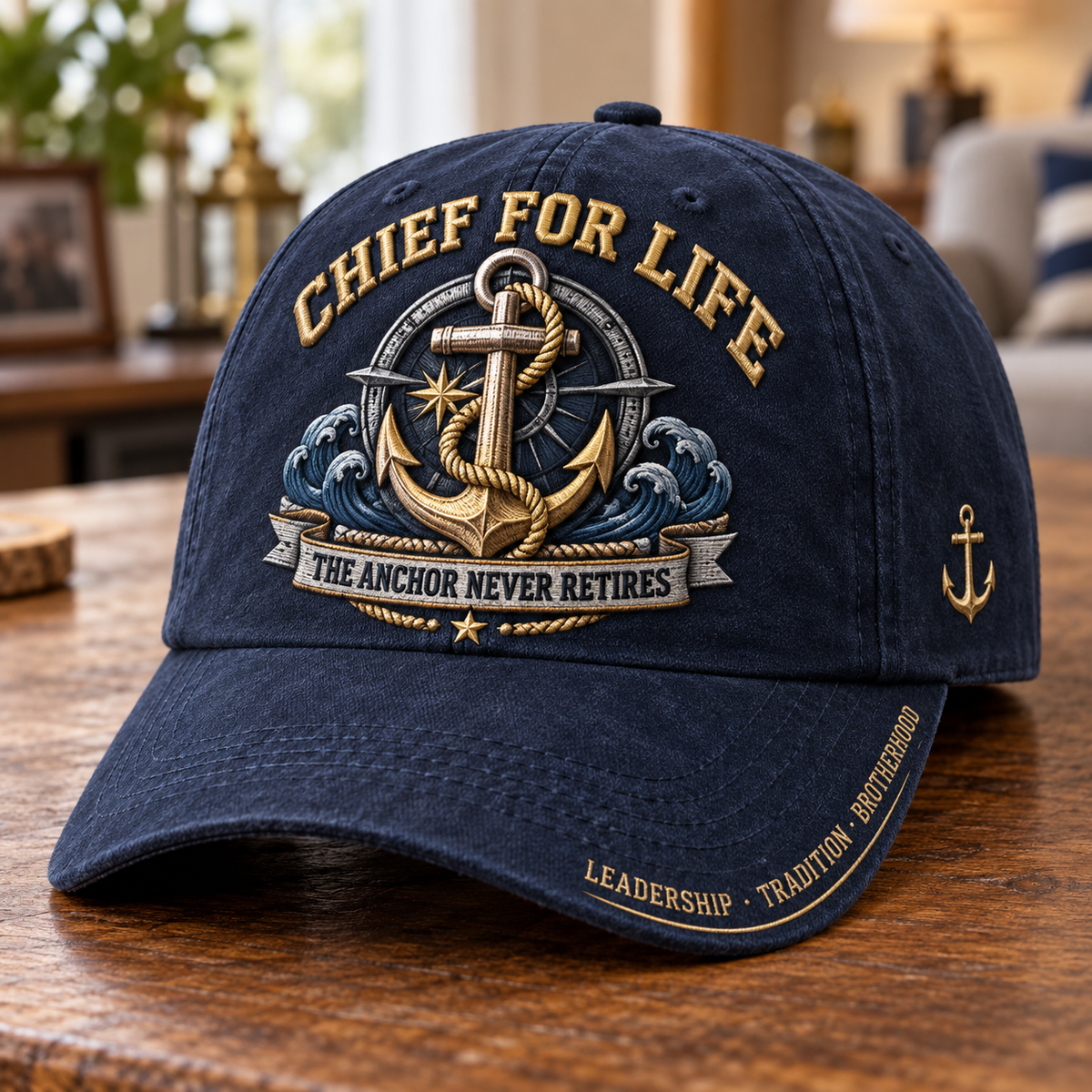 Chief For Life Navy Chief Baseball Cap
