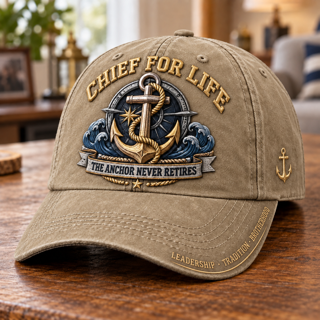 Chief For Life Navy Chief Baseball Cap