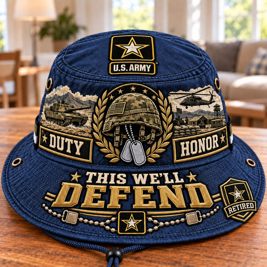 Duty & Honor This We’ll Defend Army Veteran Boonie Hat