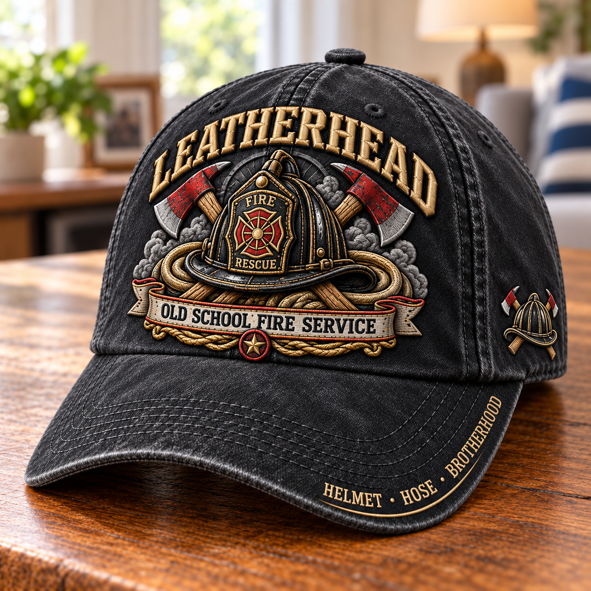 Leatherhead Old School Fire Service Baseball Cap