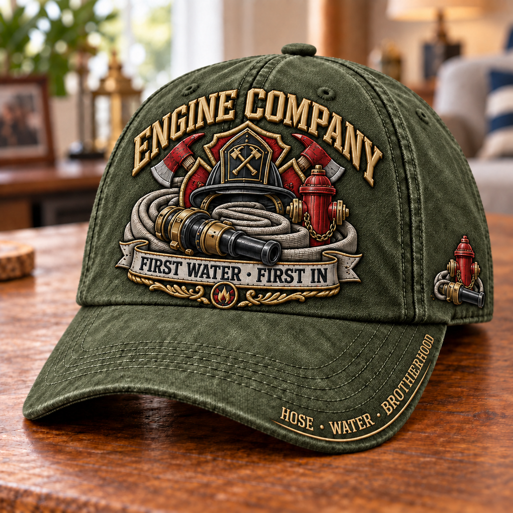 Engine Company First Water First In Baseball Cap