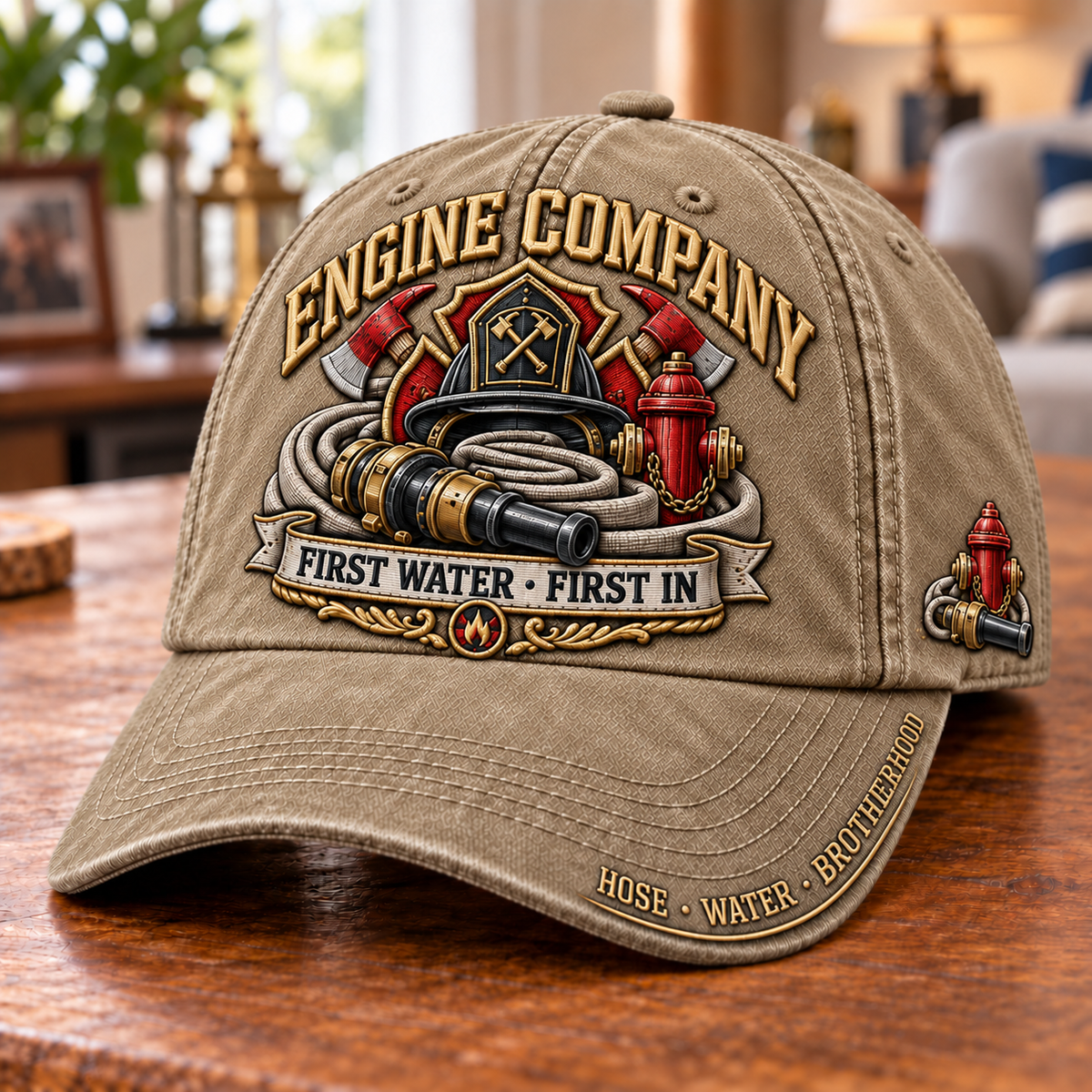 Engine Company First Water First In Baseball Cap