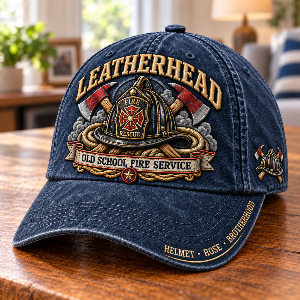 Leatherhead Old School Fire Service Baseball Cap