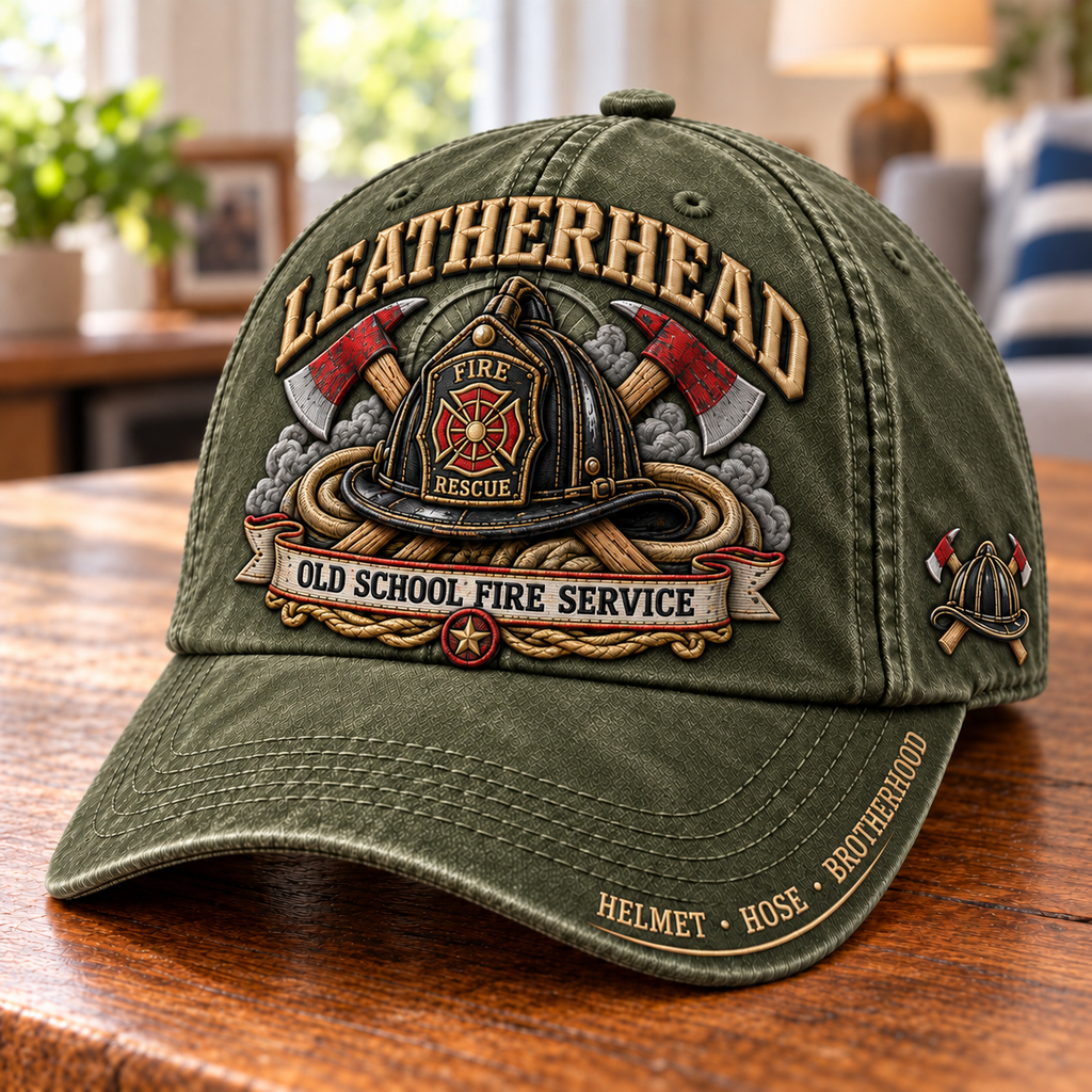 Leatherhead Old School Fire Service Baseball Cap