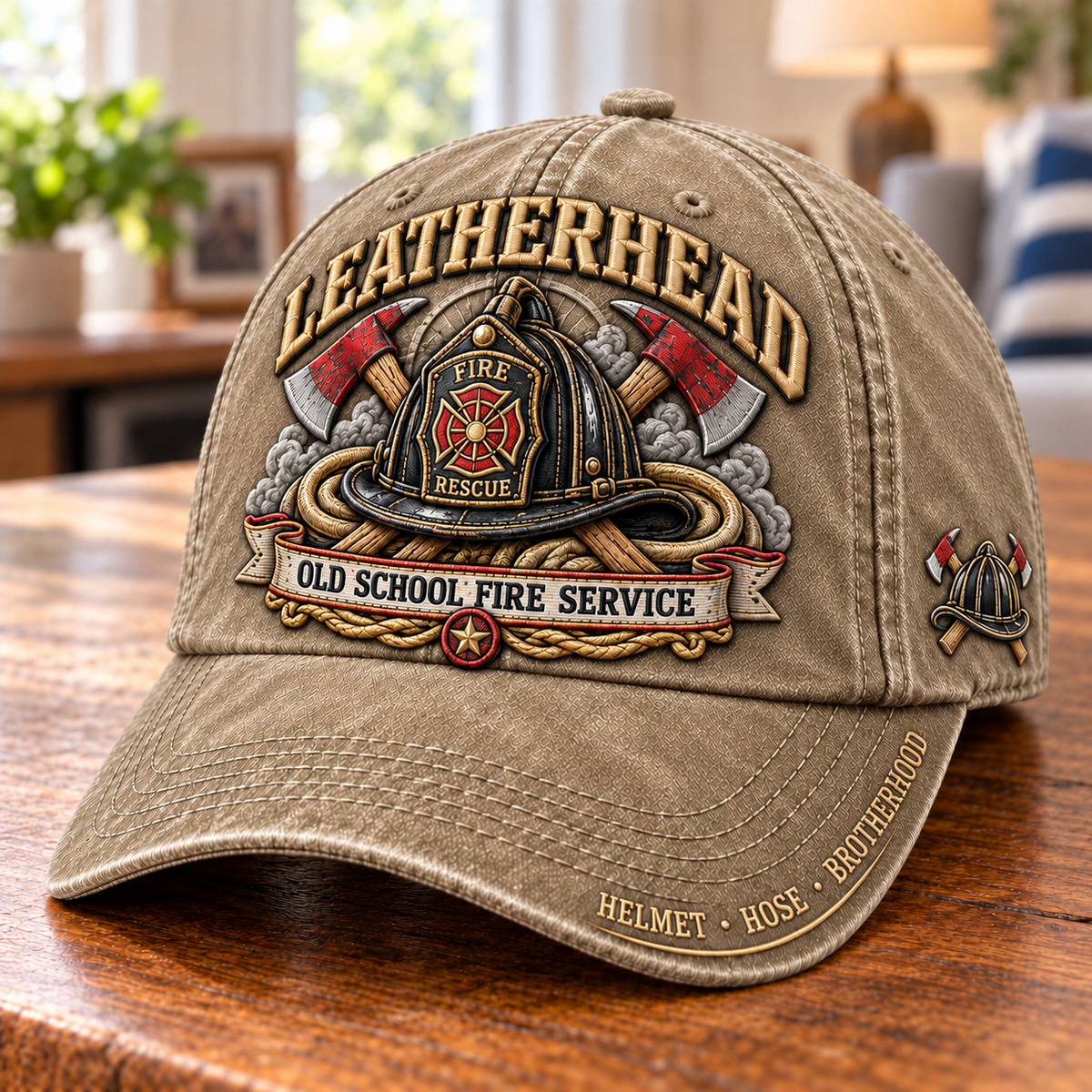 Leatherhead Old School Fire Service Baseball Cap