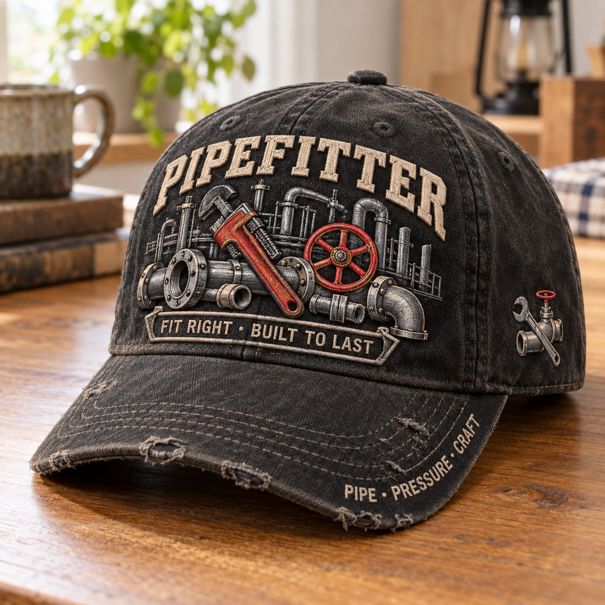 Pipefitter Fit Right Built To Last Baseball Cap
